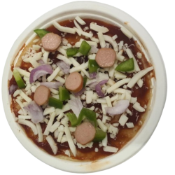 6 inch Cheese Pizza with toppings Thin